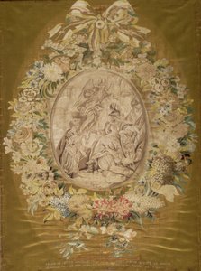 Longitud de tela para una pantalla, por Philippe de Lasalle, para la Fábrica Pernon, Lyon, 1770-1 de Unknown
